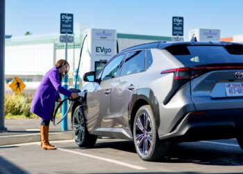 2023 Toyota bZ4X electric SUV will include a year of free fast-charging