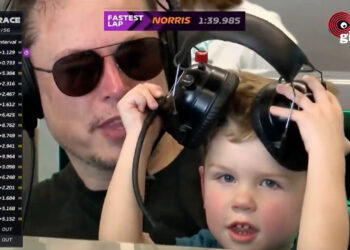 Elon Musk, X and Tesla Cybertruck spotted at Texas Formula 1 race